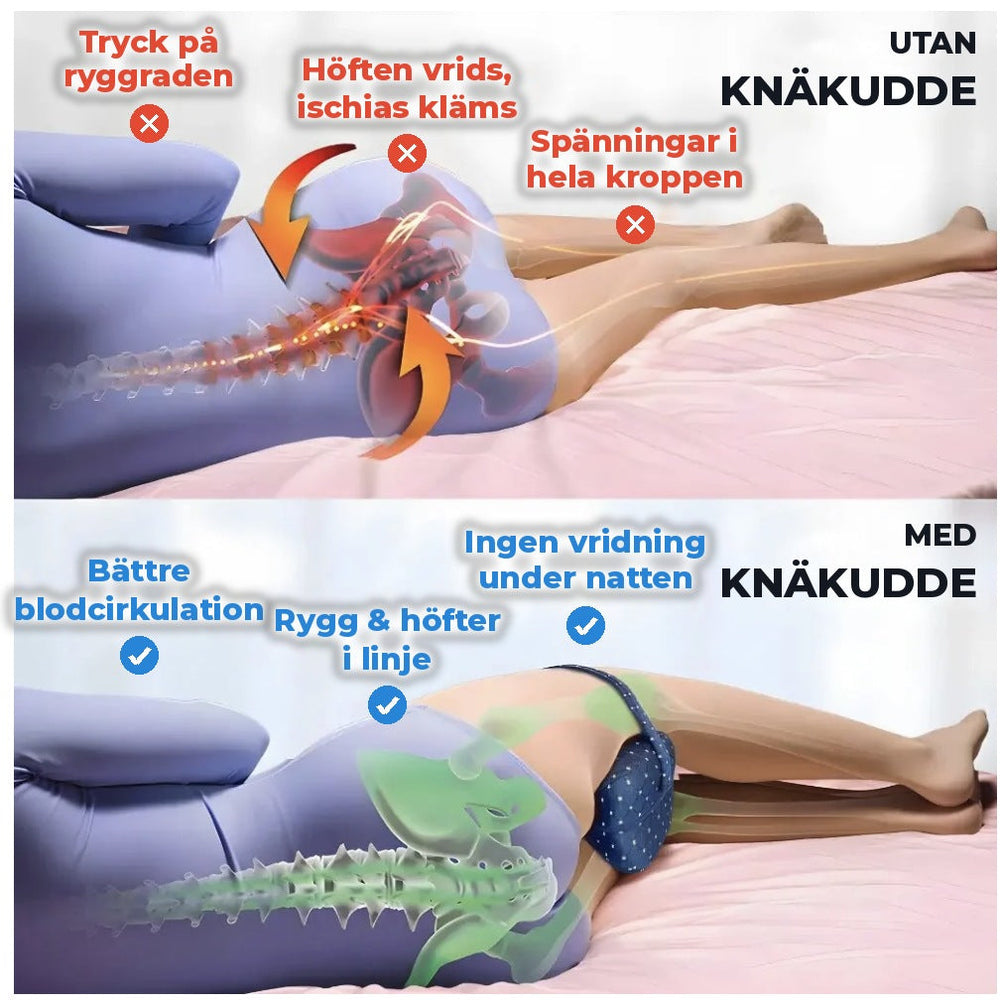 Utan och med knäkudde